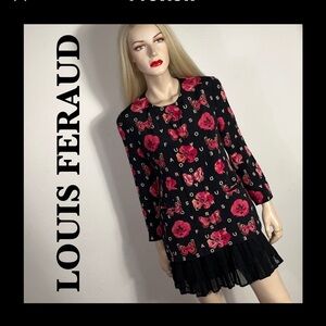 Louis Féraud Black Silk Garment